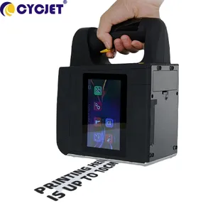 Impresora de inyección de tinta portátil de gran formato CYCJET para logotipo grande, eslogan, letrero, código Qr, Impresión de código de barras