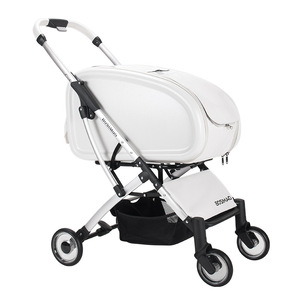 bosimao foldable pet <b>stroller</b>, dog and cat carrier with detachable cage, small portable pet <b>stroller</b> for outings. - Product Image 4