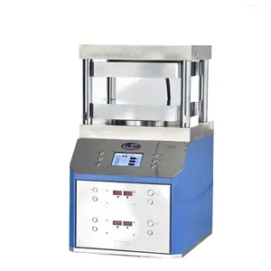 Pressa a caldo di laminazione idraulica automatica della pressa di calore del laboratorio 500C 25T con la doppia pressa a caldo idraulica elettrica per il laboratorio