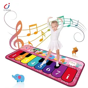 Chengji children piano music blanket play set electronic musical keyboard playmat foldable floor dance mat toy