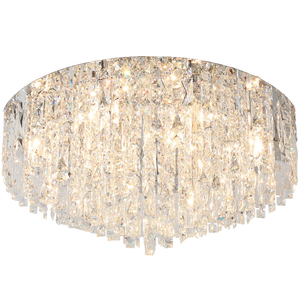 Bán chạy nhất hiện đại pha lê LED Đèn chùm thiết kế mới Châu Âu Mặt dây đèn thép không gỉ AC IP44 cho phòng khách nhà - Product Image 3