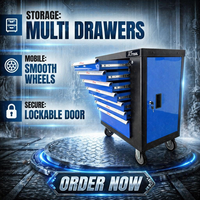 Coffret à outils RTTOOL OEM 279 pièces, chariot à outils en métal à 7 tiroirs pour atelier et garage
