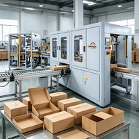 Cartons prédécoupés, y compris des plateaux auto-scellants, des boîtes d'expédition et des boîtes de présentation, pour machine de pliage automatique de boîtes