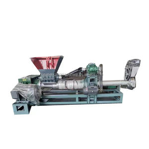 החדש ביותר pp pe סרט גרגיר קו ייצור/פסולת פלסטיק שקיות חומר גלם מיחזור מכונות פלטות - Product Image 5