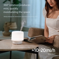 Diffuseur d'arômes de bureau minimaliste à succès, avec minuterie multi-niveaux, veilleuse et humidificateur ultrasonique pour bureau et chambre