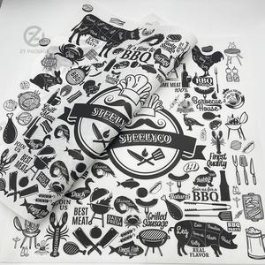 Papier d'emballage alimentaire biodégradable personnalisé, résistant à la graisse, pour l'emballage des hamburgers et des biscuits - Product Image 3