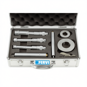 Juego de micrómetros internos de tres puntos Fervi para orificios ciegos de 24.900 mm a 40.000 mm, herramientas de medición de precisión - Product Image 2