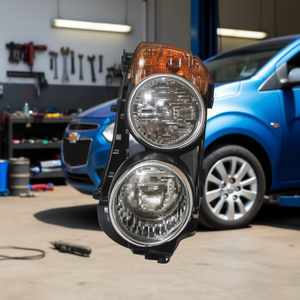 Faro Halógeno FARO para Chevrolet Sonic 2012-2016 LTZ, Lado Izquierdo, Borde Cromado, Reflector, Lente Amarilla, Nuevo, 12V, 5000K, Modificación - Product Image 2