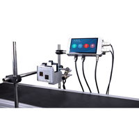 Imprimante à jet d'encre en ligne 25.4mm 50mm arabe espagnol anglais Tij codage par lots imprimante à jet d'encre thermique automatique avec bande transporteuse