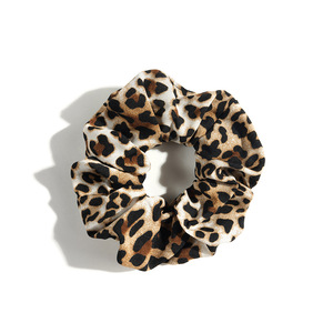 Nouveau chouchou et bandeau imprimé léopard et floral bohème – Tissu très élastique, cadeau naturel - Product Image 6