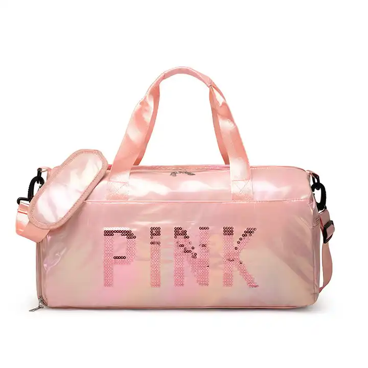 Source Designer VS Fitness Tote Duffel Gym Bag Female Pink Duffle