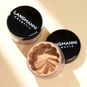 LANGMANNI krim Concealer tahan lama Formula pemutih alami pengendali minyak pelembap tahan air mencerahkan kulit tanpa noda - Product Image 2