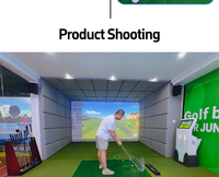Simulador de Golf de Alta Velocidad y Alta Definición para Práctica en Interiores, Ideal para Grandes Centros de Juego