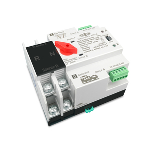 Interruptor de Transferencia Automática de Energía Dual Monofásico para Riel DIN, 110V 220V, Selector Eléctrico Ininterrumpido 2P 63A 100A 125A - Product Image 3