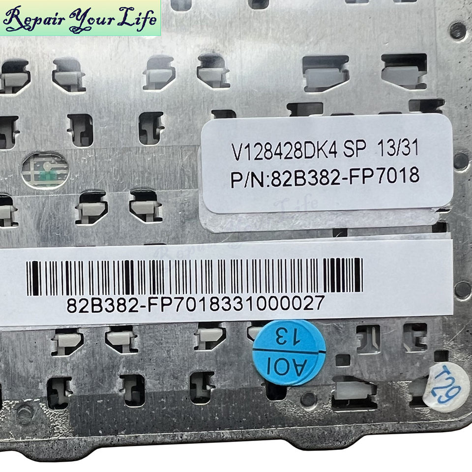 SP Spanish Laptop Keyboard for V128428DK4 V128428DK1 82B382-FP7018 ...