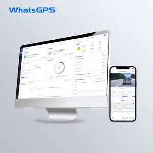 Sistem pelacakan manajemen armada Google Map mendukung pelacak mobil cerdas GPS Mini potongan daya