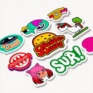 Etiquetas Adhesivas de Vinilo Impermeables con Impresión Personalizada, Etiquetas con Logotipo Troqueladas, Etiquetas Adhesivas de PVC - Product Image 1