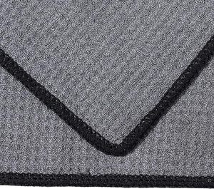 Serviette de golf en microfibre recyclée à séchage rapide, tricotée, à motif gaufré, avec fente, personnalisable avec logo, pour la vente en gros - Product Image 2
