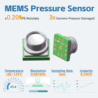 Capteurs de pression MEMS 1Bar WF27HH, capteur de pression haute résolution avec SPI/I2C pour appareils médicaux portables et mesure de liquide