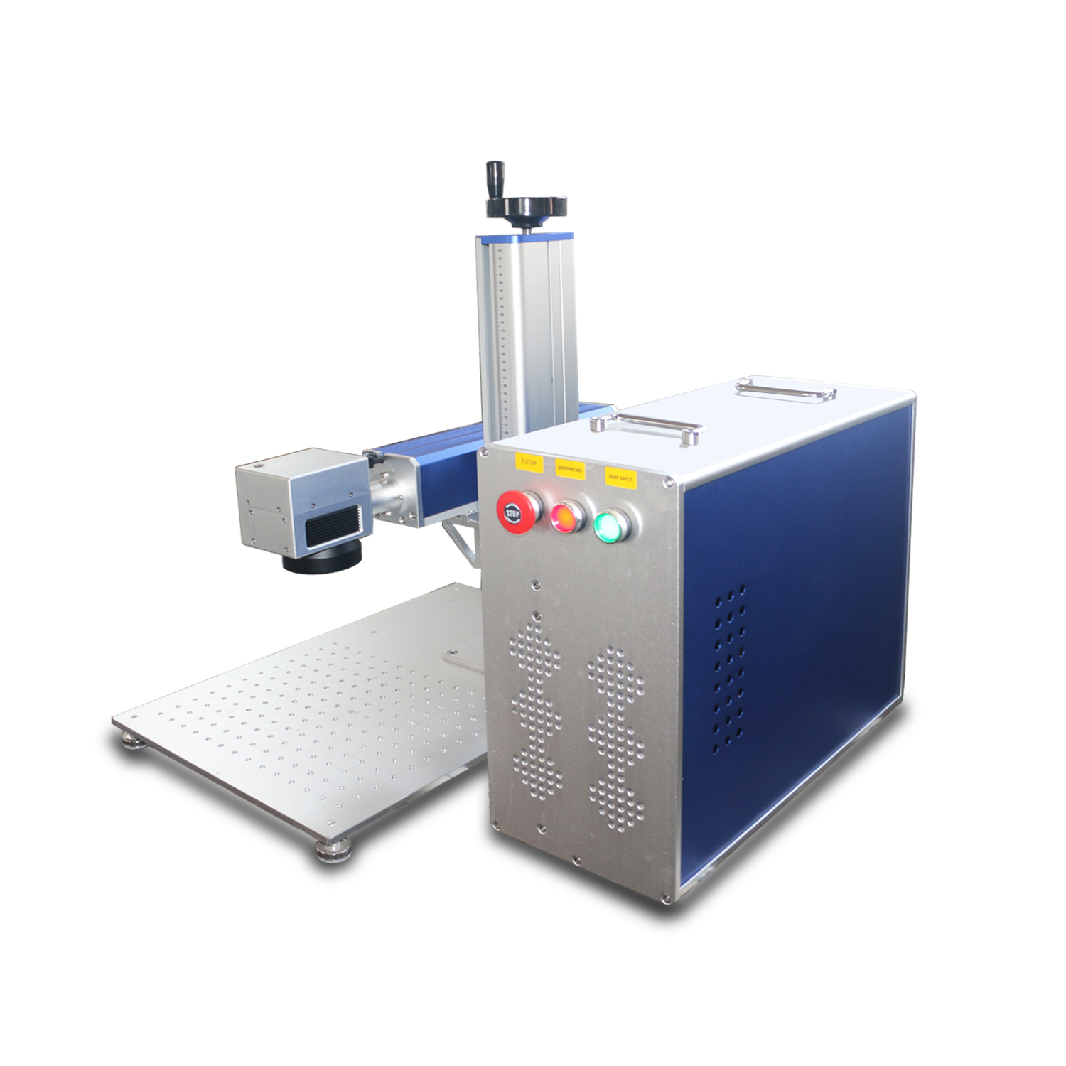 JPT 50w fiber laser marking machine metal metallic products laser marking jewelry laser marking glass plastic laser marking
