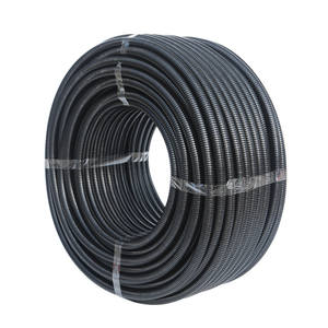 Tuyau ondulé en plastique PE, nylon PA, PP, ignifuge, imperméable, résistant aux UV, flexible, protection électrique, conduit - Product Image 1