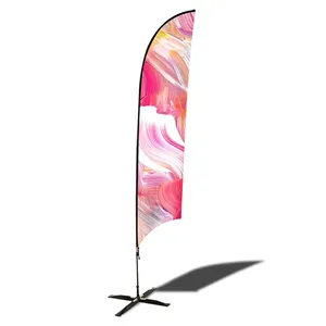 Outdoor Beach Flying Banner Flag Banner Outdoor Pole Advertising Flag Flying