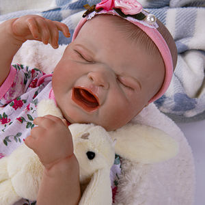 Bayi mobil <span class=keywords><strong>Dolly</strong></span> 22 pernapasan Zoro roda buatan tangan bergerak ekan bayi Muneco Silicona tidur Vajilla balita Reborn boneka - Product Image 5