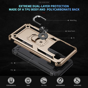 เคสโทรศัพท์สำหรับ Xiaomi 15 14 13 12 11T ultra Pro 14T C40 F5 poco พร้อมห่วงขาตั้งปกป้องสองชั้นฝาครอบเต็มรูปแบบกันกระแทก - Product Image 2