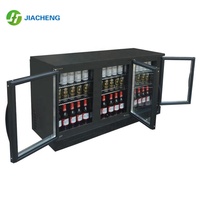 Réfrigérateur de bar/KTV à deux portes, 200L, sous comptoir, pour bière, avec compresseur Danfoss/ASPERA et refroidissement par air