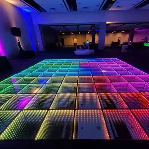 Atacados preço festa de casamento led 3d andar de dança