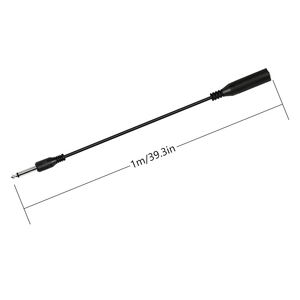 批发定制1m镀镍6.35毫米单声道TS <span class=keywords><strong>1</strong></span>/<span class=keywords><strong>4</strong></span> “公到6.35毫米单声道<span class=keywords><strong>1</strong></span>/<span class=keywords><strong>4</strong></span>” 放大器扬声器吉他母音频电缆 - Product Image 6