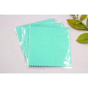 Logotipo imprimible Paño de pulido de plata Envío gratis Fábrica al por mayor 8*8 Toallita Paño dorado Paño de pulido de plata - Product Image 3