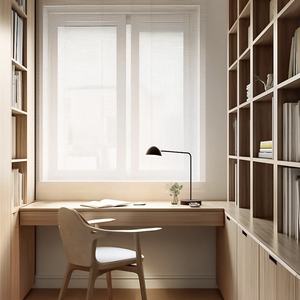 للبيع بالجملة خزانة مكتب خشبية فاخرة حديثة قابلة للتخصيص متعددة الطبقات رف عرض كبير السعة غرفة نوم غرفة المعيشة - Product Image 2