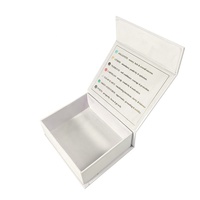Boîte cadeau rigide personnalisée de luxe pour cosmétiques avec insert en EVA pour bijoux, boîte à couvercle magnétique en forme de livre