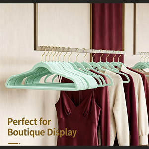 Percha Aterciopelada Antideslizante con Rotación de 360 Grados °   Gancho Giratorio para Guardar Ropa en Armario, Diseño Minimalista, Ahorro de Espacio - Product Image 5