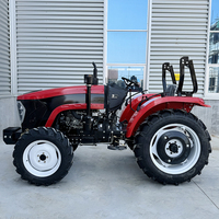 Traktor Pertanian Mini 80 Tenaga Kuda 4WD Bertenaga Diesel dengan PTO Hidrolik