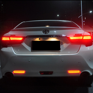 Ahumado lente trasera estilo rojo 3D óptica LED parachoques trasero Reflector de conducción de la cola de la luz de freno Lexus y <span class=keywords><strong>Toyota</strong></span> - Product Image 6