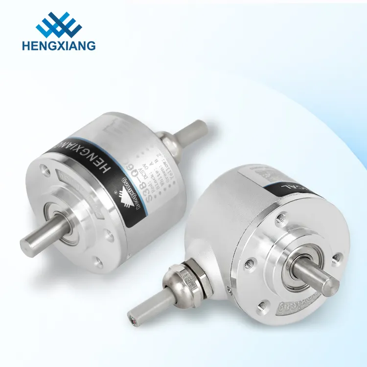 IP65 Stainless Steel Rotary Encoder Incremental High Resolution S38 5mm 6mm Encoder Solid Shaft 10000ppr 60ppr Rotaryy Encoder