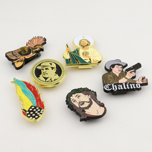 Promosi kualitas tinggi kerajinan kartun Tuhan logam halus Enamel Pin klip topi Meksiko - Product Image 4