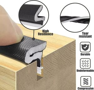 Bande d'étanchéité en mousse PU durable non adhésive, bande d'étanchéité pour les joints, revêtement en PE, <span class=keywords><strong>installation</strong></span> pour les grands espaces - Product Image 3