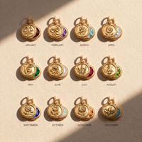 Collar de Oro Antiguo con Diseño en Relieve, Impermeable, Clásico y de Lujo, con Flor de Nacimiento, Estilo Occidental, Sin Deslustre por 2 Años, para Uso en la Oficina