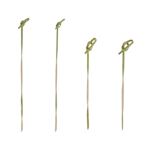 Fournitures hôtelières, pics à cocktail en <span class=keywords><strong>bambou</strong></span> jetables à extrémité bouclée, 4,72 pouces, 3 couleurs au choix - Product Image 4