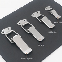 Loquet à levier moderne en acier inoxydable, réglable, pour boîte à outils