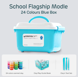 24-Màu Không Khí Khô Nhự<span class=keywords><strong>a</strong></span> Đất Sét Kit Unisex DIY Mô Hình Với Lưu Trữ Túi Thủ Công Chất Liệu - Product Image 5