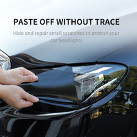 Haute Qualité Voiture Ppf Tpu Phare De Voiture Teinte Film Fumée Noir Foncé Feu Arrière Anti Jaune Pour La Carrosserie