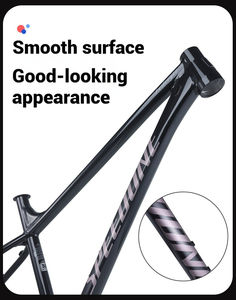 Cadre de vélo de route, de montagne et de gravier en alliage d'aluminium de 26 pouces, personnalisé, à vente chaude, à vitesse unique, léger, pièces OEM MTB, frein à disque - Product Image 5