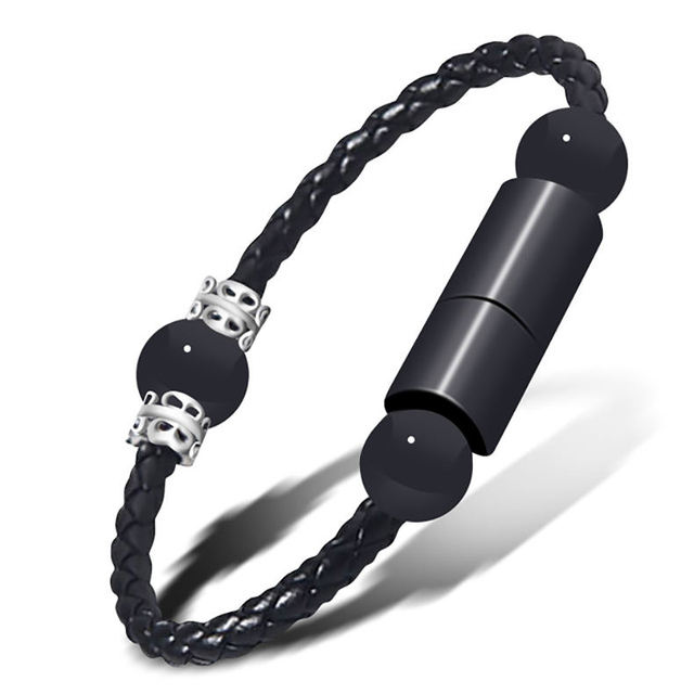 2 in 1 Quick Charging Sync Data 2A 3A Bracelet Usb Charging Cable for Power Bank Charging
