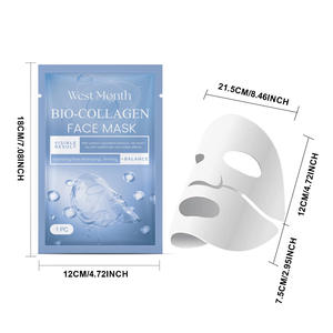 Precio al por mayor Cuidado DE LA PIEL Mascarilla facial Colágeno Hidratante Blanqueamiento Belleza Mascarilla facial - Product Image 2