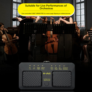 M-VAVE CUBE <span class=keywords><strong>TURNER</strong></span> PRO Pedal de Control MIDI Inalámbrico Recargable, Pedal Inteligente para Pasar Páginas de Partituras, Pasador de Partituras Inalámbrico MIDI - Product Image 6