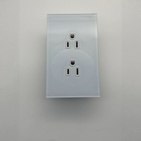 Exportation Commerciale Extérieure – Porte de Sécurité Type 120 Norme Américaine 16A Wi-Fi/Zigbee avec Cadre en Alliage d'Aluminium et Verre Trempé